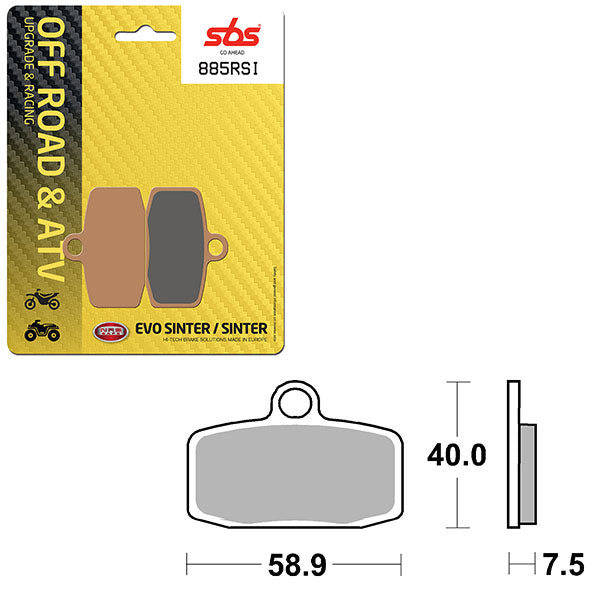 SBS EVO SINTERED BRAKE PAD (6280885100)