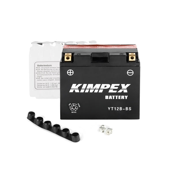 Kimpex Maintenance-Free AGM Battery YT12B-BS (12 V)