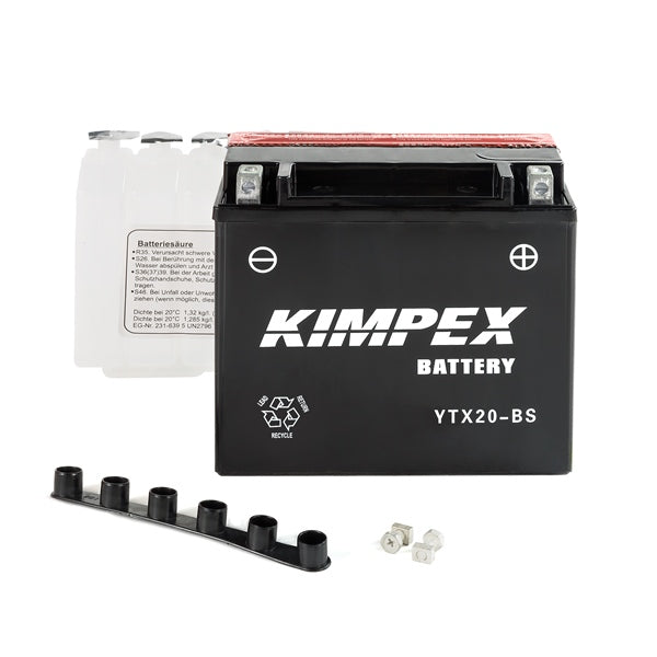 Kimpex Maintenance-Free AGM Battery YTX20-BS (12 V)