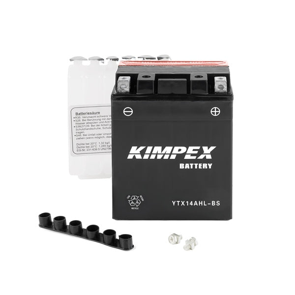Kimpex High Performance Maintenance-Free AGM Battery YTX14AHL-BS (12 V, 210 A CCA)