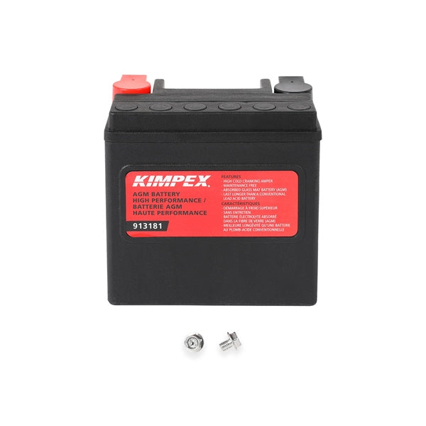 Kimpex Maintenance-Free AGM Battery GYZ16HL (12 V, 16.8 Ah)