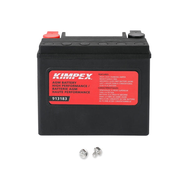 Kimpex Maintenance-Free AGM Battery GYZ20HL (12 V, 20 Ah)