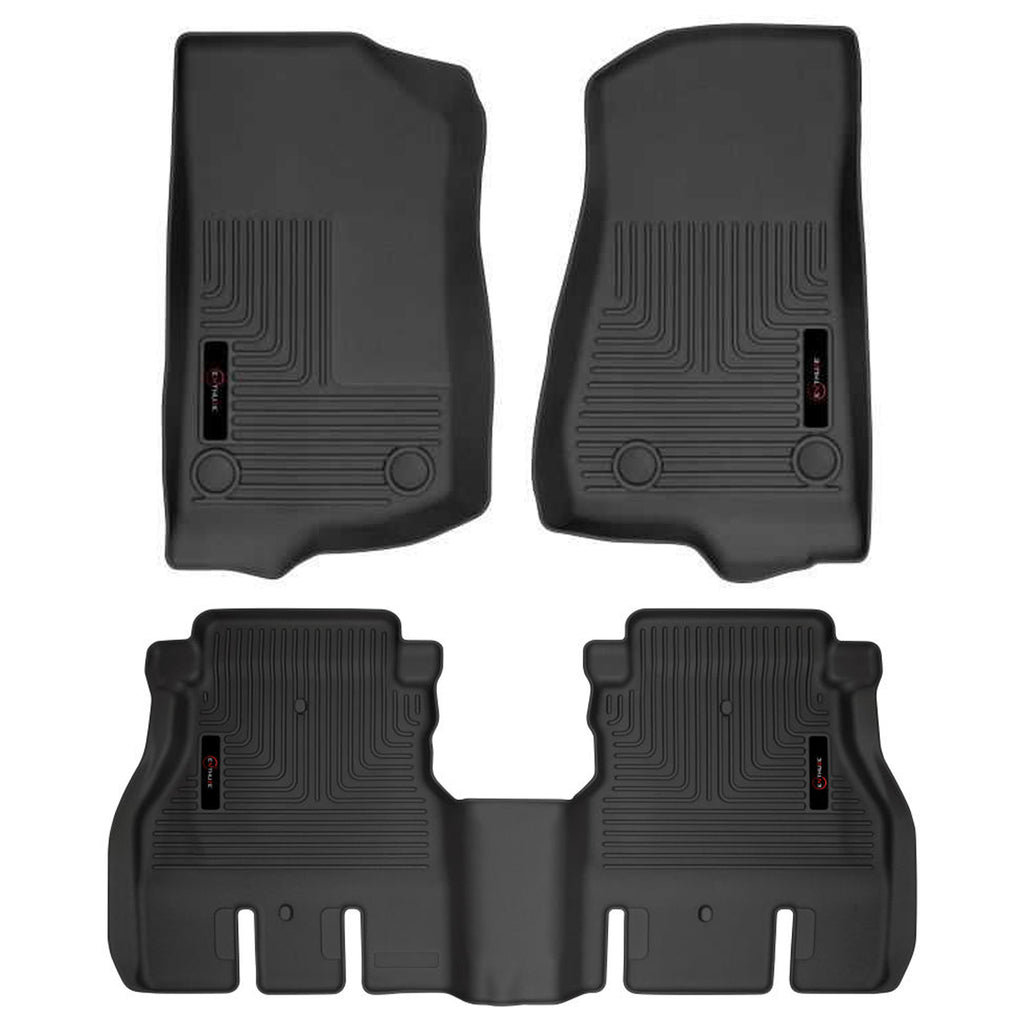Tapis avant et arrière Enthuze Wrangler JL 2018-2026 - Récréashop