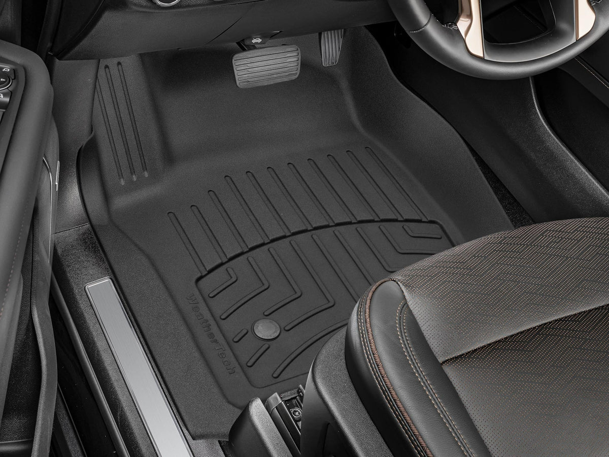 Tapis avant FloorLiner HP noir WeatherTech Cadillac Escalade 2021-2027 et autres véhicules - Récréashop