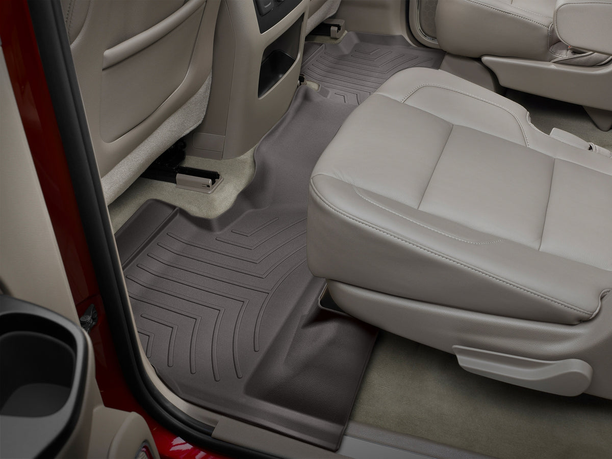 Tapis arrière FloorLiner cacao WeatherTech Chevrolet Suburban 2015-2020 / GMC Yukon XL / Yukon Denali XL 2015-2020 - Récréashop
