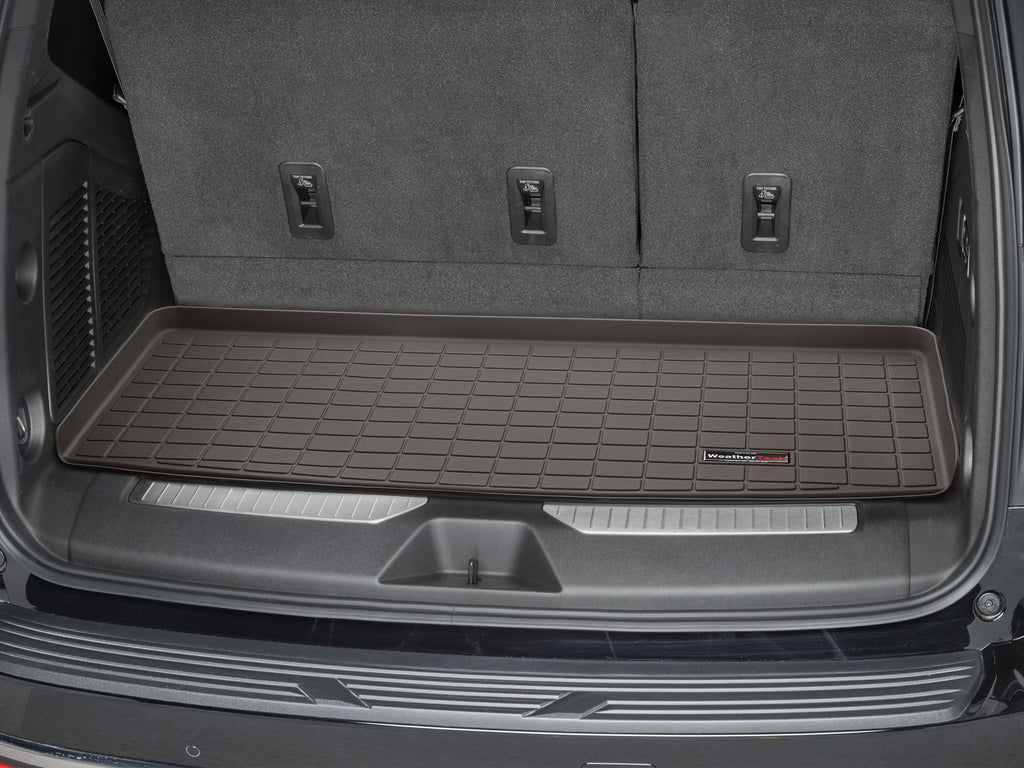 Tapis de coffre Cargo Liner derrière la 3e rangée cacao WeatherTech Cadillac Escalade 2021-2027 et autres véhi - Récréashop