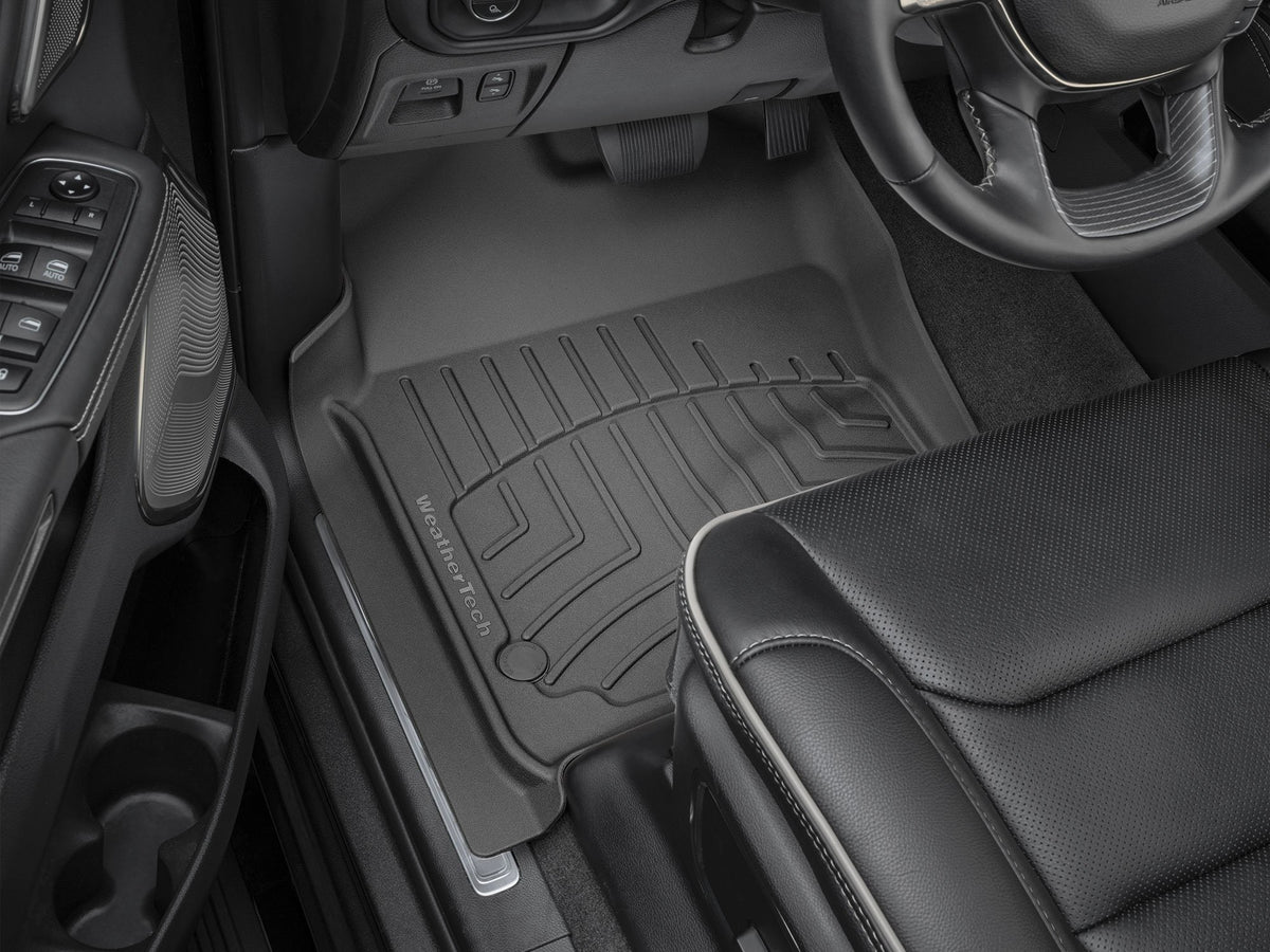 Tapis avant FloorLiner HP noir WeatherTech Dodge Ram 1500 2019-2024 et autres véhicules (selon la version, voir compatibilité) - Récréashop