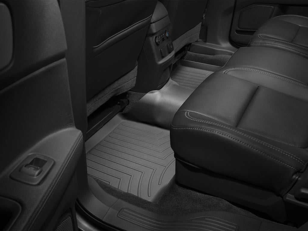 Tapis arrière FloorLiner noir WeatherTech Ford Explorer 2011-2019 (sièges baquets avec console centrale seulement) - Récréashop