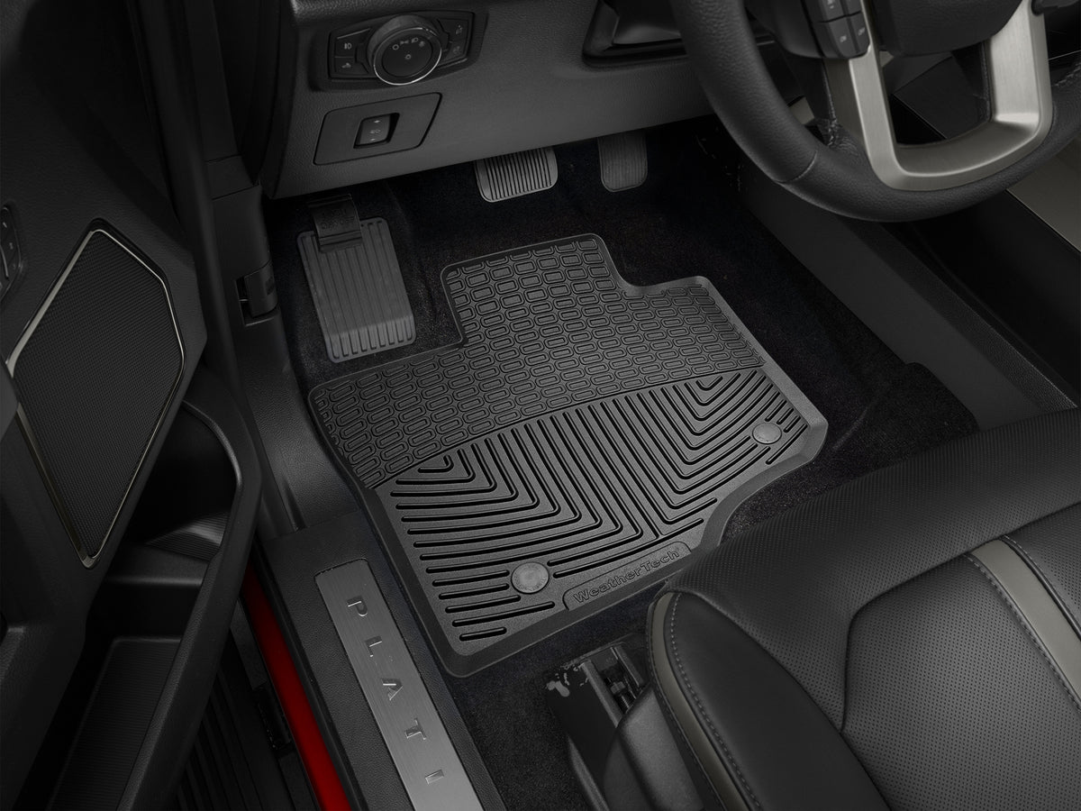 Tapis avant toutes saisons noir WeatherTech Ford F-150 2015-2026 et autres véhicules (selon la version, voir compatibilité) - Récréashop
