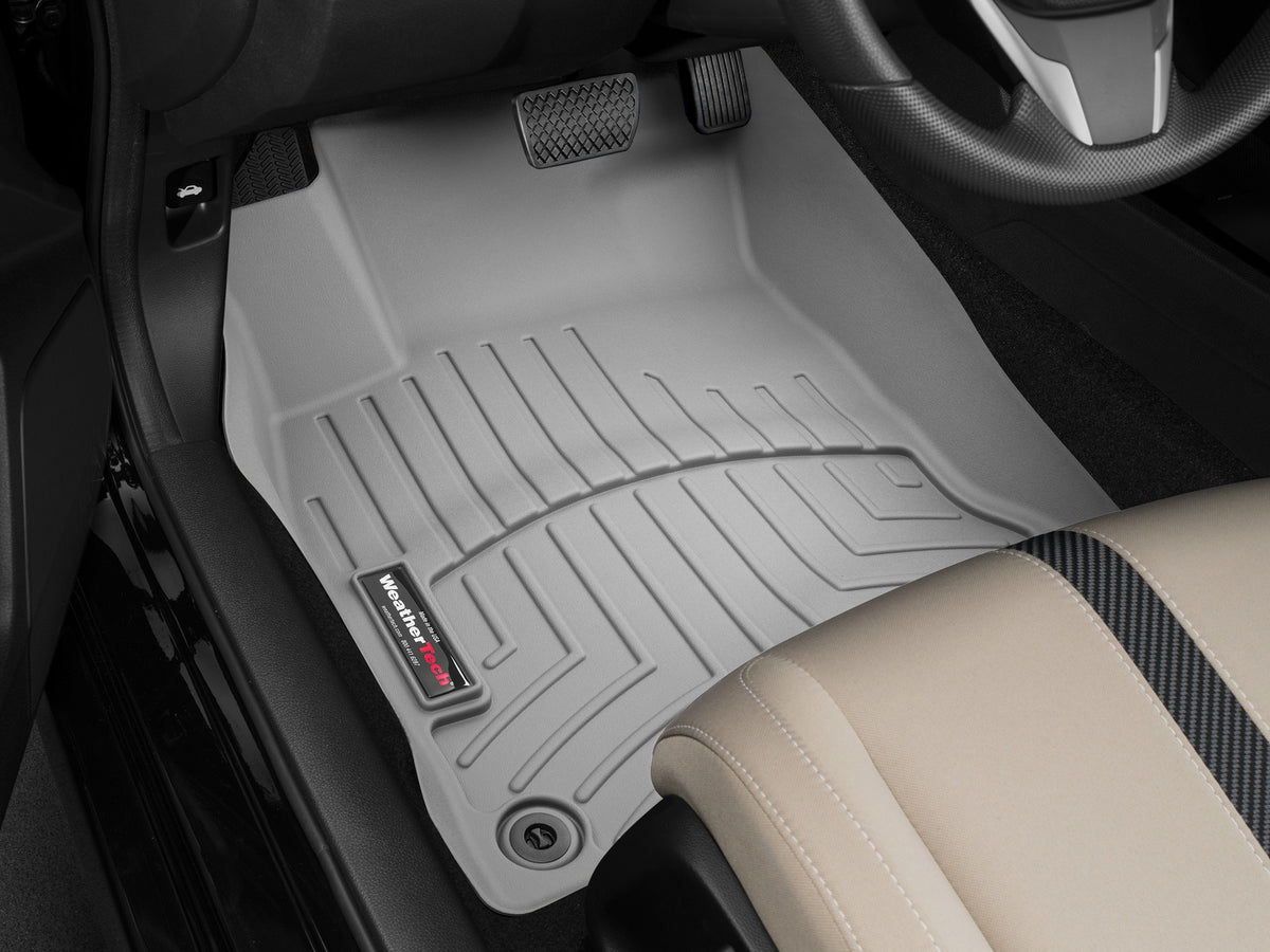Tapis avant FloorLiner gris WeatherTech Honda Civic 2016-2021 et autres véhicules (berline 2016, berline ou hatchback 2017-2020, toutes versions 2021) - Récréashop