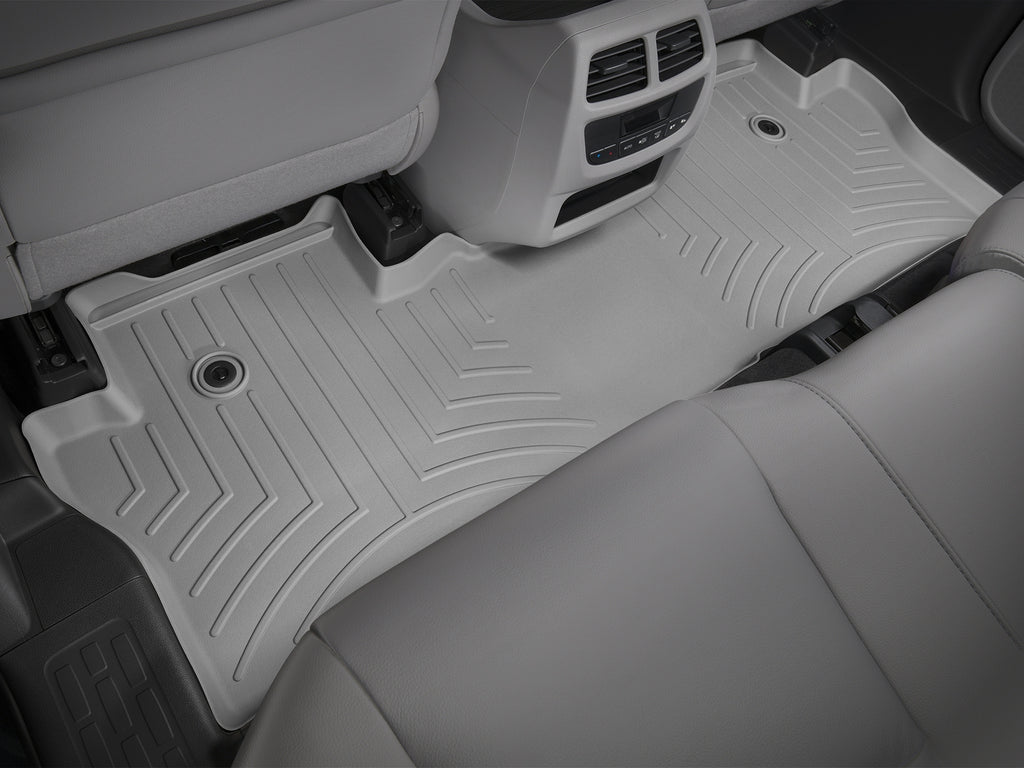 Tapis arrière FloorLiner gris WeatherTech Honda Passport 2019-2025 / Honda Pilot 2016-2022 - Récréashop