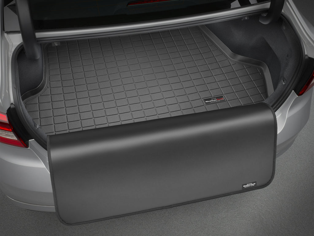 Tapis de coffre Cargo Liner noir avec protecteur de pare-chocs WeatherTech Hyundai Sonata 2015-2019 (moteur standard seulement) - Récréashop
