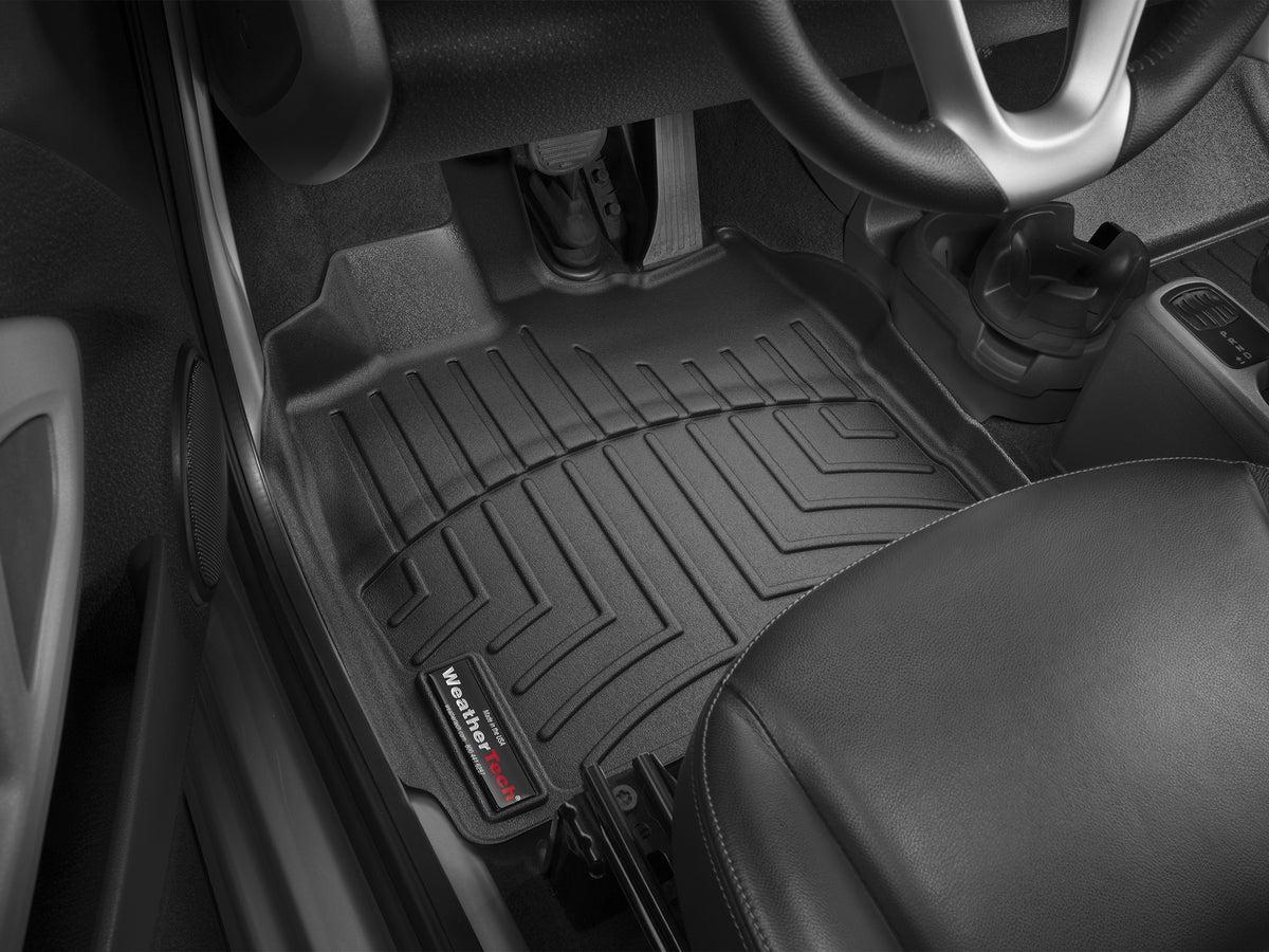 Tapis avant FloorLiner noir WeatherTech Smart Fortwo 2008-2015 - Récréashop