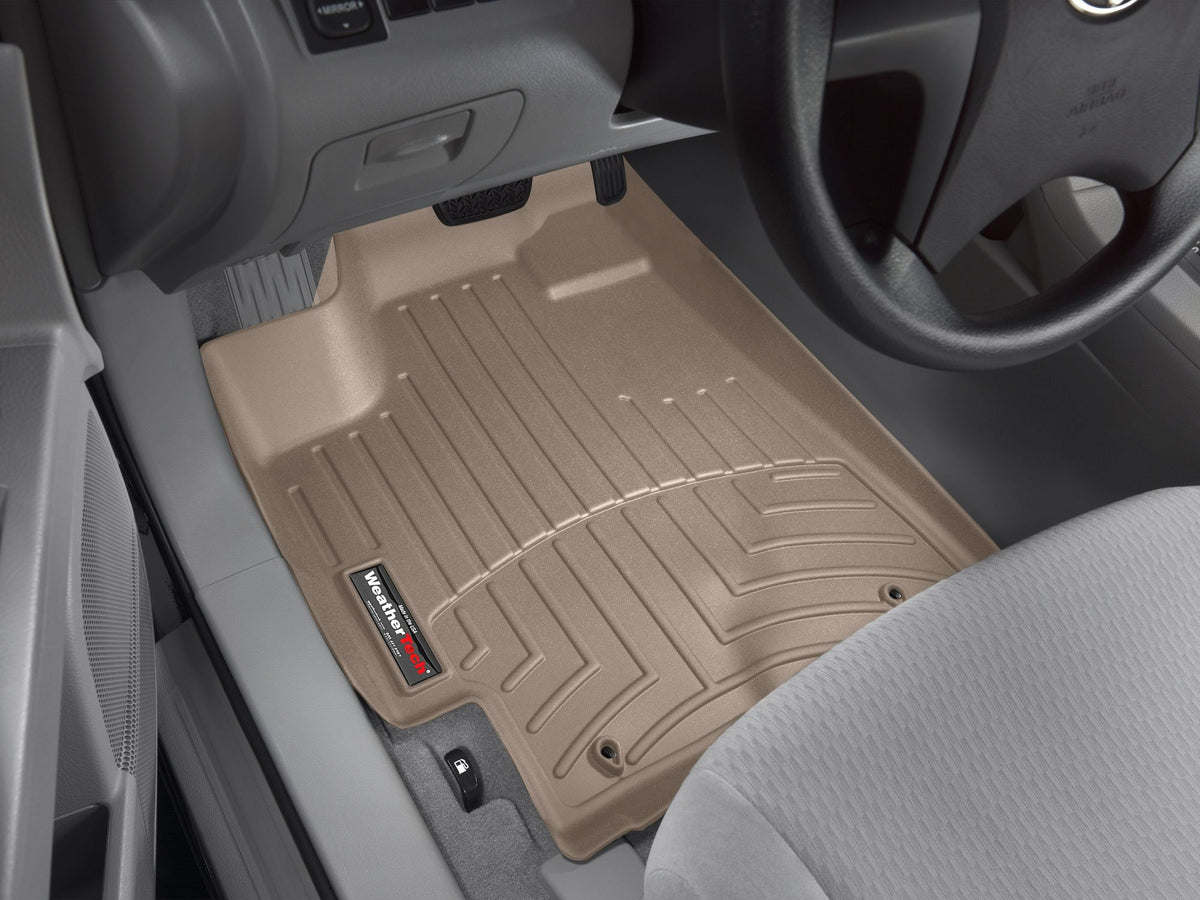 Tapis avant FloorLiner beige WeatherTech Toyota Highlander 2008-2013 (sans hybride seulement) - Récréashop