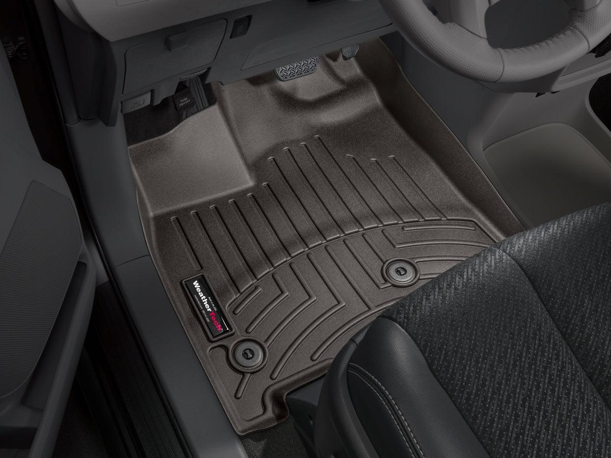 Tapis avant FloorLiner cacao WeatherTech Toyota Sienna 2013-2020 - Récréashop