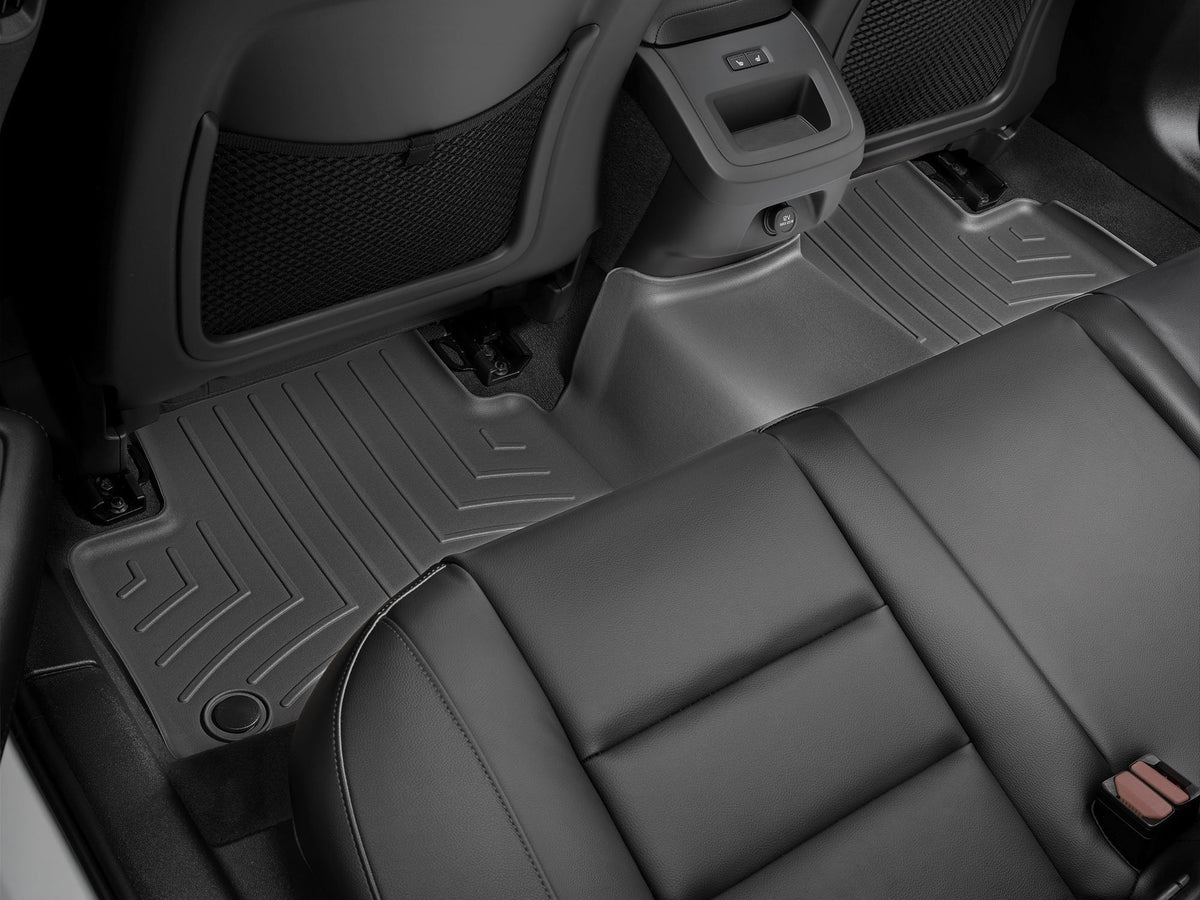 Tapis arrière FloorLiner noir WeatherTech Volvo S60 2019-2025 et autres véhicules (moteur standard seulement) - Récréashop
