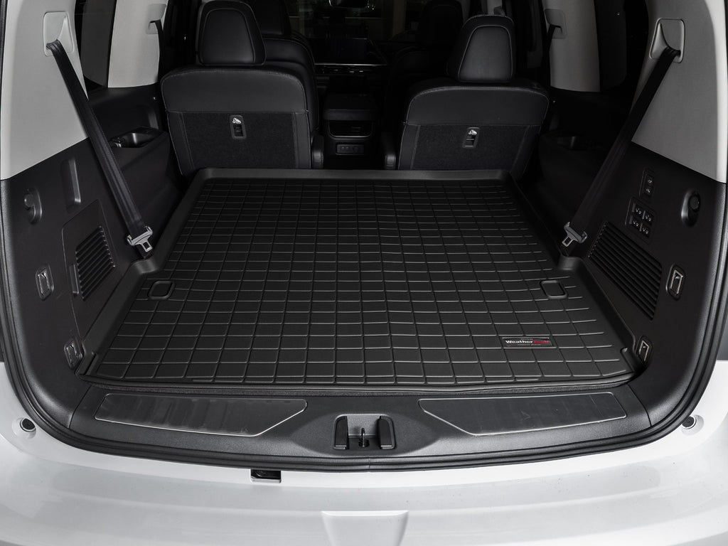 Tapis de coffre Cargo Liner derrière la 2e rangée noir WeatherTech Infiniti QX80 2025-2027 / Nissan Armada 202 - Récréashop