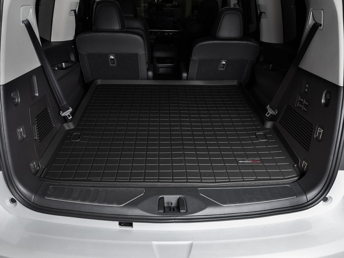Tapis de coffre Cargo Liner derrière la 2e rangée noir WeatherTech Infiniti QX80 2025-2027 / Nissan Armada 202 - Récréashop